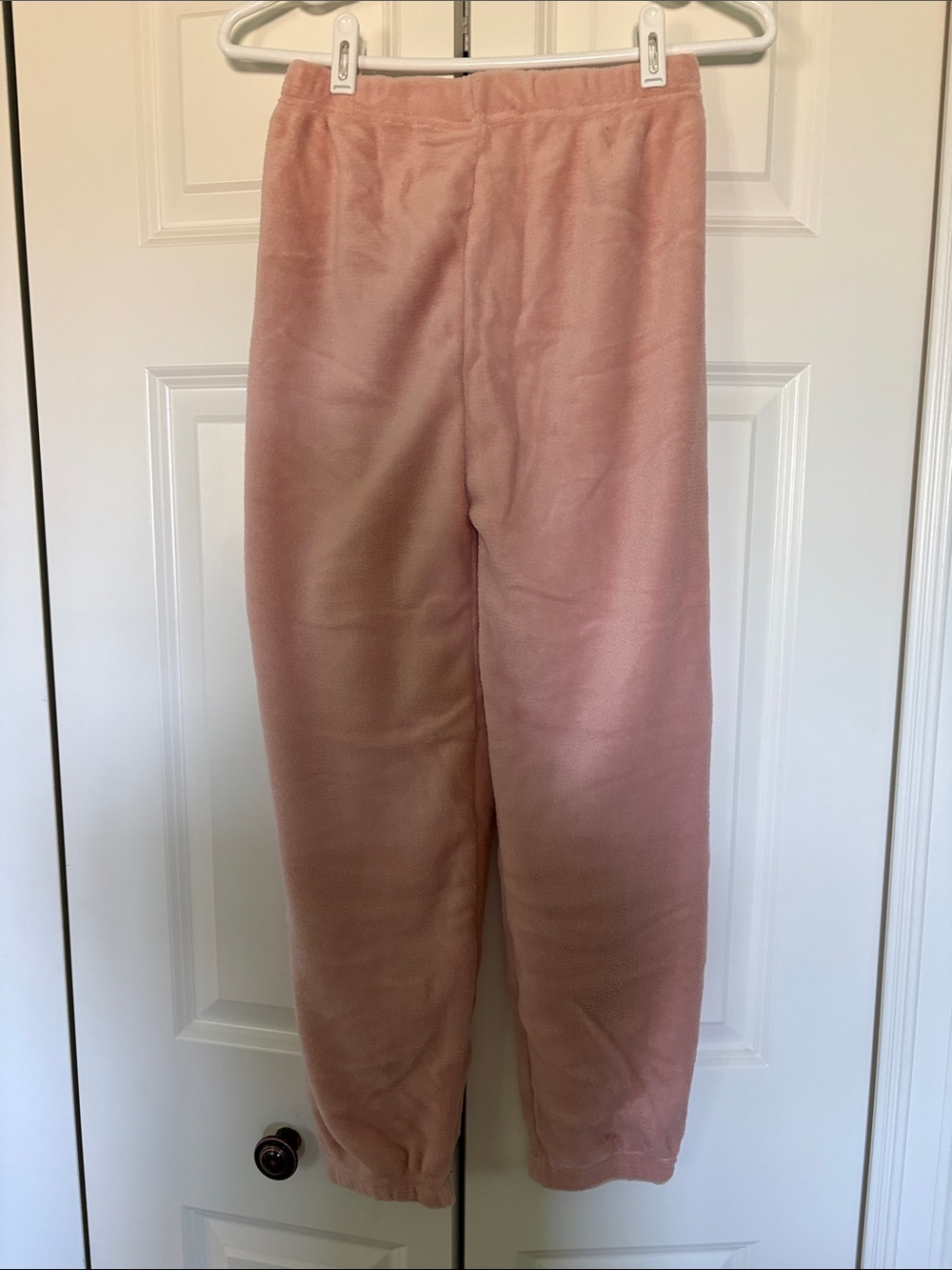 Plush Two-Piece Women's Pajama Set in Dusty Rose - Picture 11 of 13